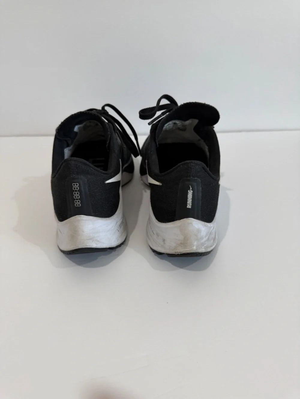 Nike Air Zoom Pegasus Women's Running Shoes - Black/White Size 37